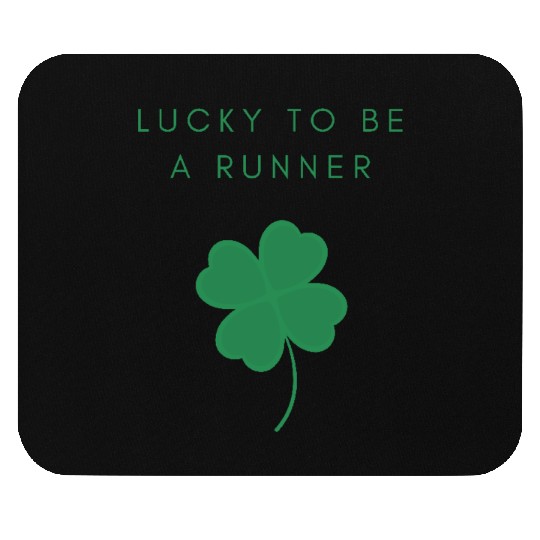 St. Patrick's Day Running, Lucky Runner Gift Mouse Pads