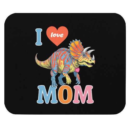 Ceratopsian Mom, gifts for mummy Mouse Pads