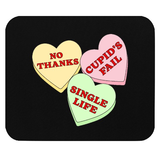 Valentines Candy Hearts Mouse Pads