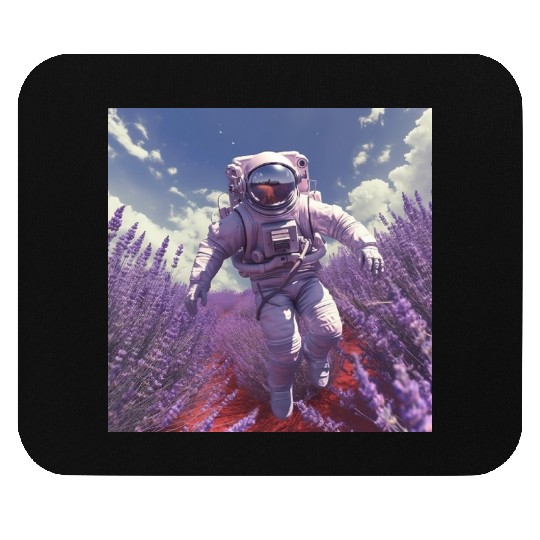 post nuclear lavender farmer Mouse Pads