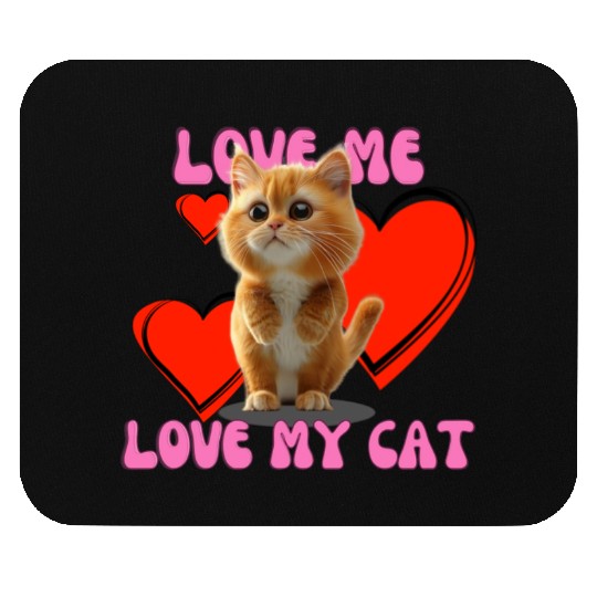 Orange cat 08 Mouse Pads