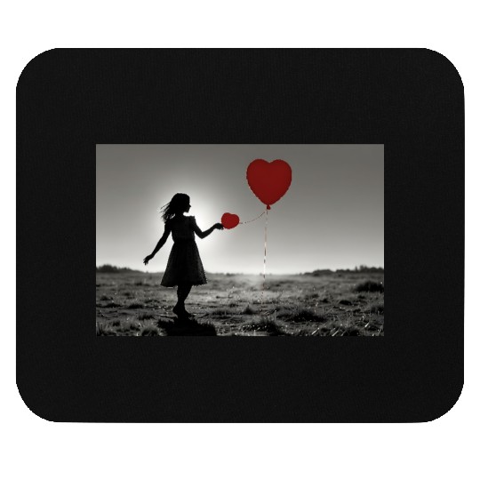 Girl With Balloon Banksy Mouse Pads