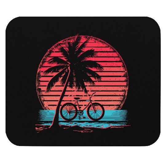 Cycling Synthwave Mouse Pads