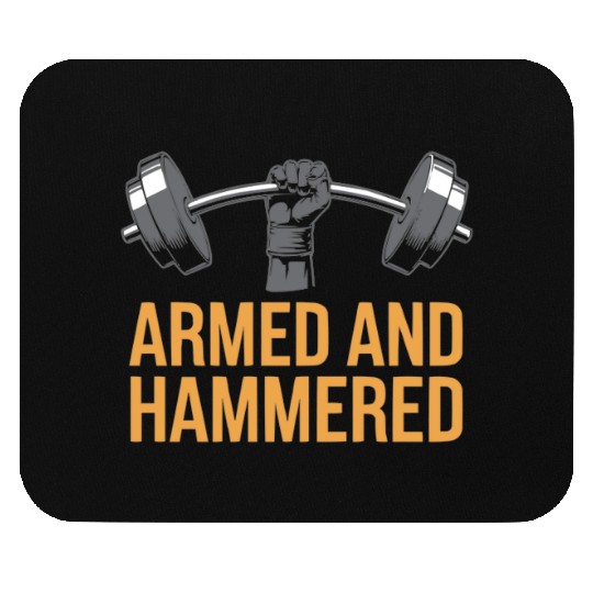 Hammer Curls Bodybuilding Fitness Workout Gym Mouse Pads