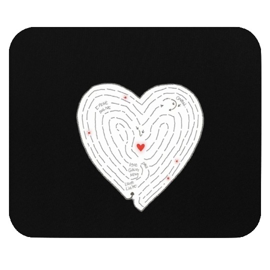 Love's Maze Mouse Pads