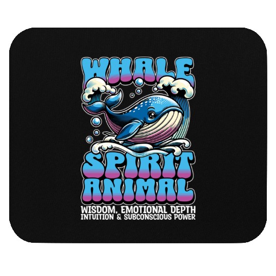 Whale Spirit Animal Wisdom Sailing Whale Watching Mouse Pads