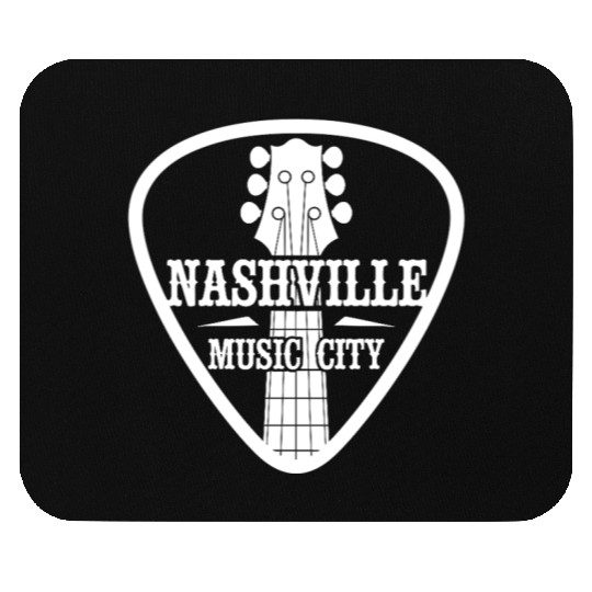 Nashville Music City Guitar Pick Mouse Pads