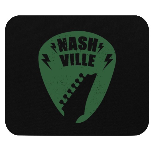 Nashville Music City Guitar Pick Mouse Pads