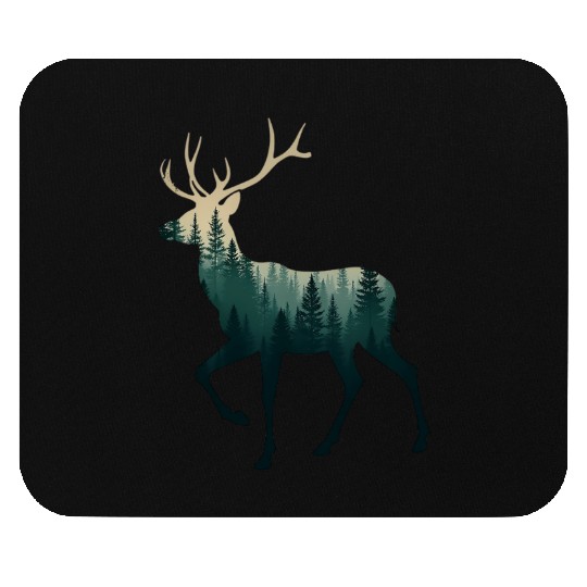 Deer Hunting Hunter Graphic: Hunting Season Mouse Pads