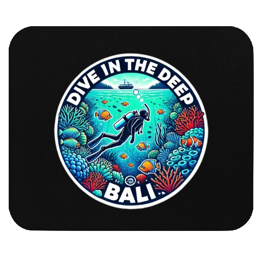 Ocean Explorer Badge Mouse Pads