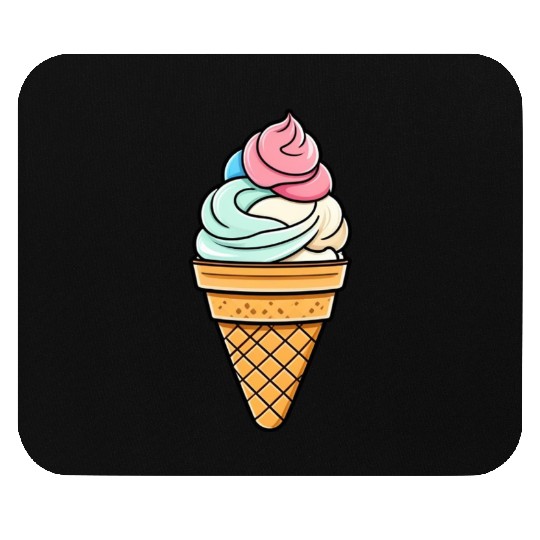 ice cream lover Mouse Pads