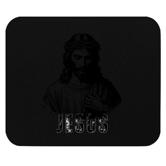 Jesus, Religious clothe Mouse Pads