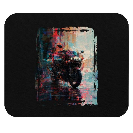 Motorcycle abstract Mouse Pads