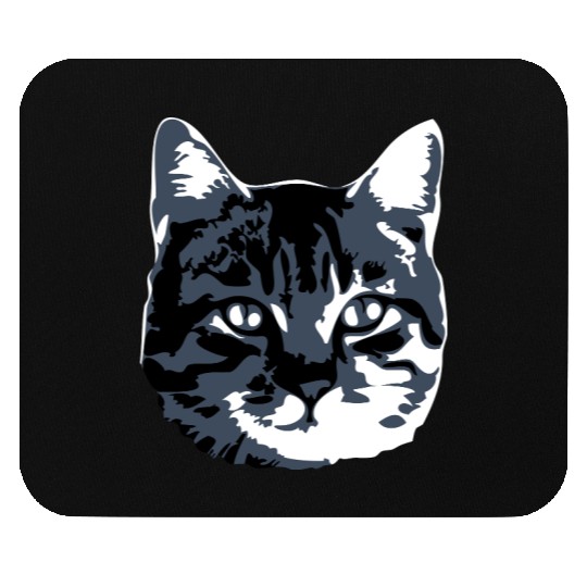 Cat Lover Realistic Pet Face Cute Cool Kitten Head Mouse Pads