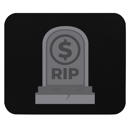 RIP Dollar Coin Bankrupt America Mouse Pads
