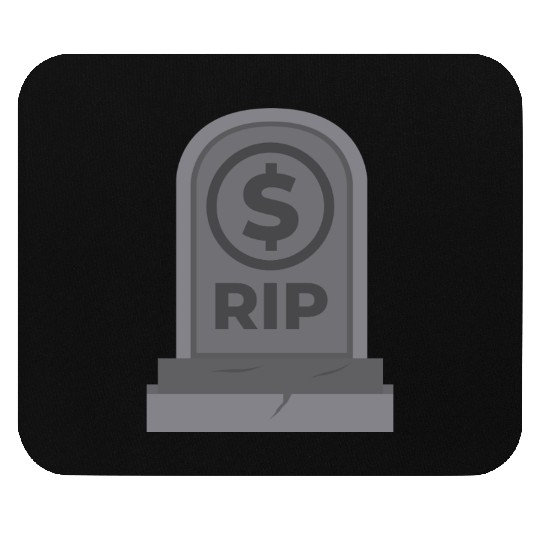 RIP Dollar Coin Bankrupt America Mouse Pads