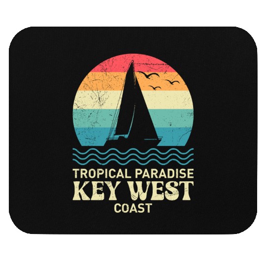 Florida TROPICAL PARADISE KEY-WEST COAST Mouse Pads