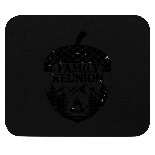 Camping Acorn Family Reunion Mouse Pads