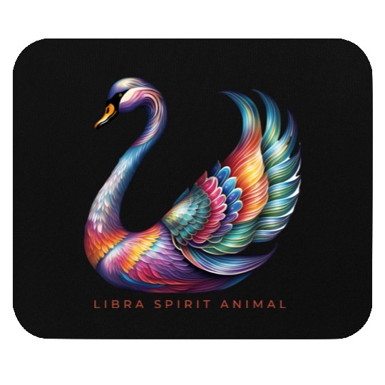 Libra Spirit Animal Swan Alebrije Mouse Pads