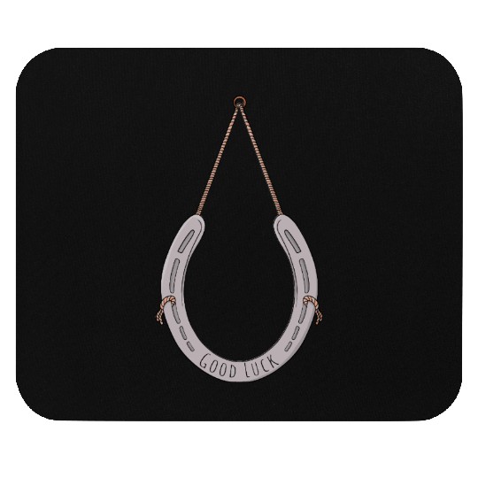 Horseshoe to bring you good luck Mouse Pads