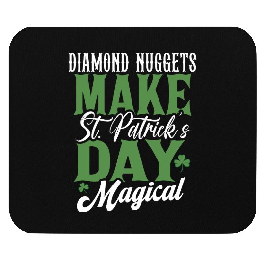 Diamond Nuggets Make St Patricks Day Magical Mouse Pads