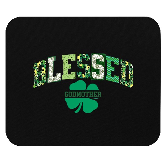 Blessed Godmother St Patricks Day Spring and Summe Mouse Pads