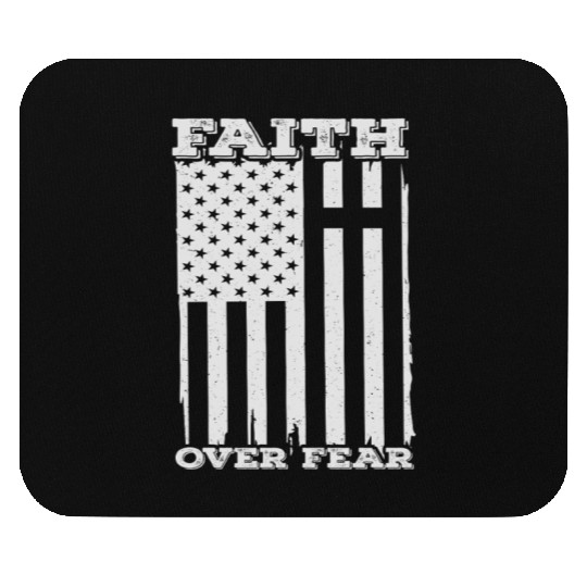 Faith Over Fear Happy Easter Mouse Pads