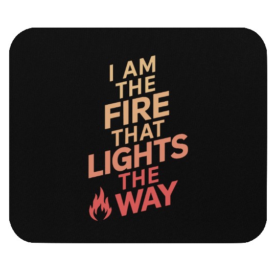 Leo Zodiac: I Am The Fire That Lights The Way Mouse Pads