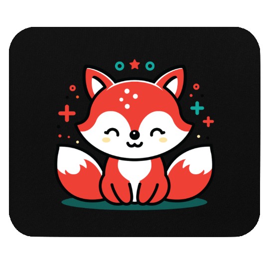 Cute Little Fox 2 Mouse Pads
