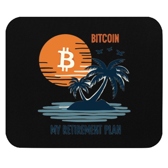 Bitcoin Retirement BTC - Crypto Investors Mouse Pads