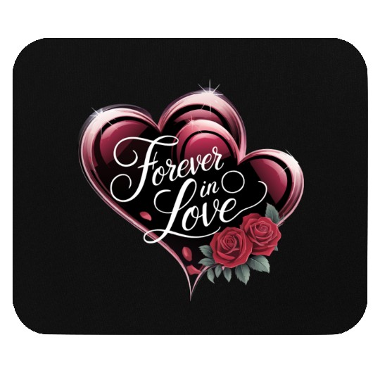 Forever in Love – Unique Valentine's Day Design Mouse Pads
