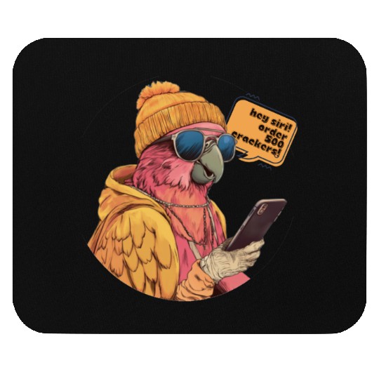 Parrot Hey Siri Mouse Pads