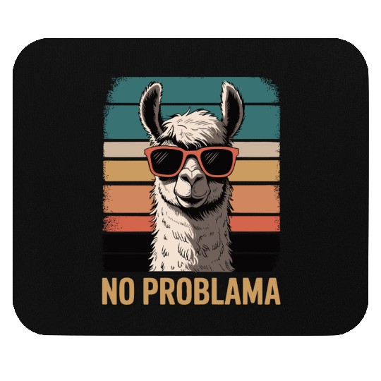 No Problama Llama Mouse Pads