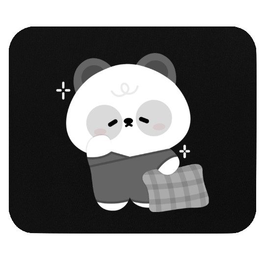 Sleepy Panda Mouse Pads