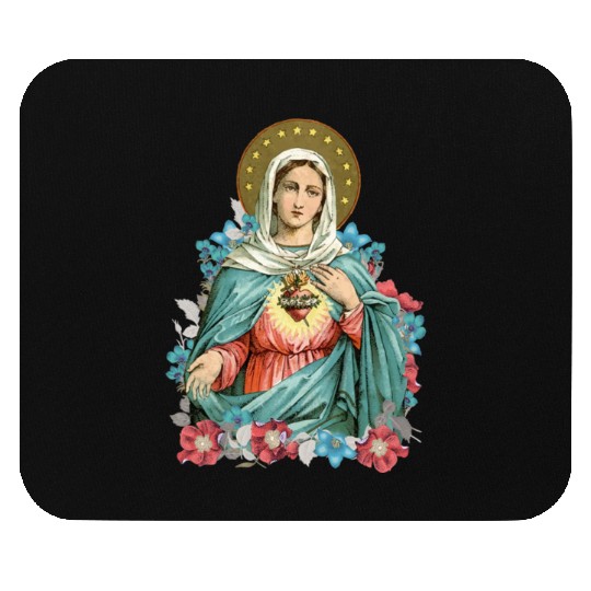Immaculate Heart of Mary Blessed Mother Catholic Mouse Pads