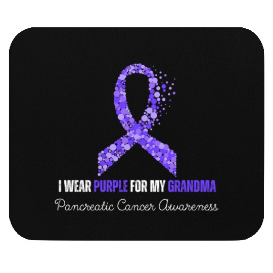 I Wear Purple For My Grandma Pancreatic Cancer Mouse Pads