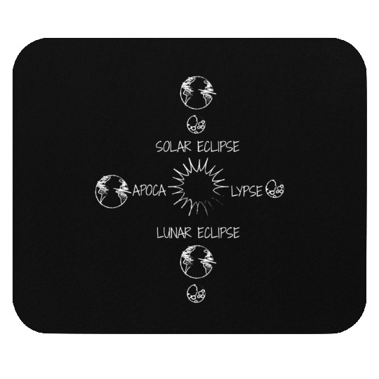 Lunar Eclipse Solar Eclipse Apocalypse Mouse Pads