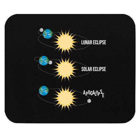 Lunar Eclipse Solar Eclipse Apocalypse Mouse Pads