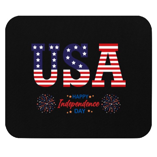 Happy Independence Day - USA Mouse Pads