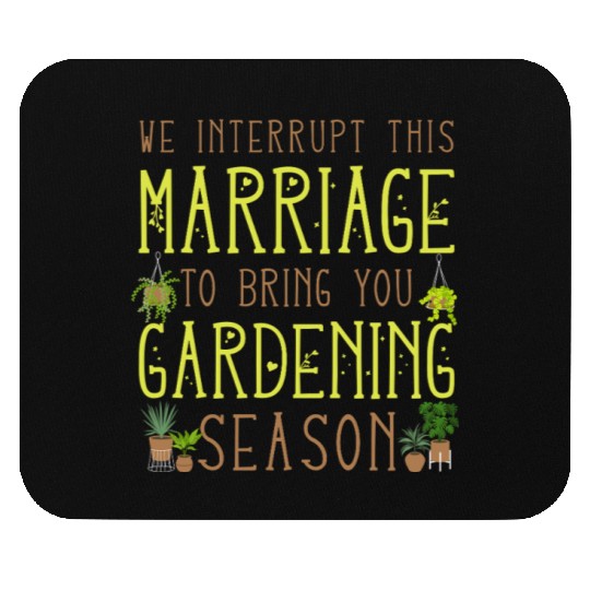 Plant Lover Gardening Husband Wife Mouse Pads