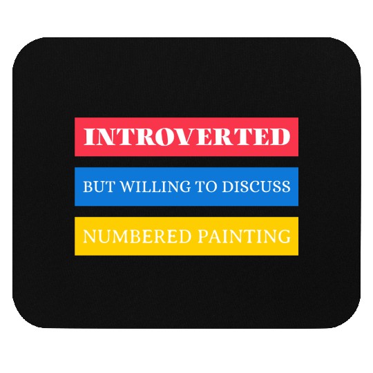 NUMBERED PAINTING Mouse Pads