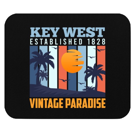 KEY-WEST ESTABLISHED 1828 VINTAGE PARADISE Mouse Pads
