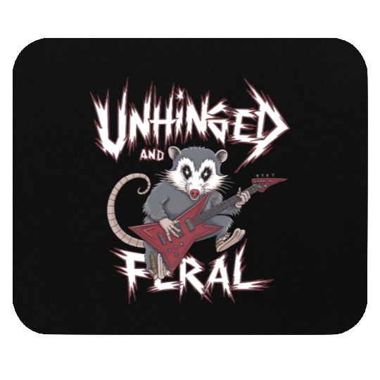 Unhinged And Feral Possum Feral Unhinged Mouse Pads