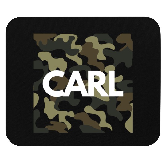 Carl Name Mouse Pads for Men Good Quality Camouflage