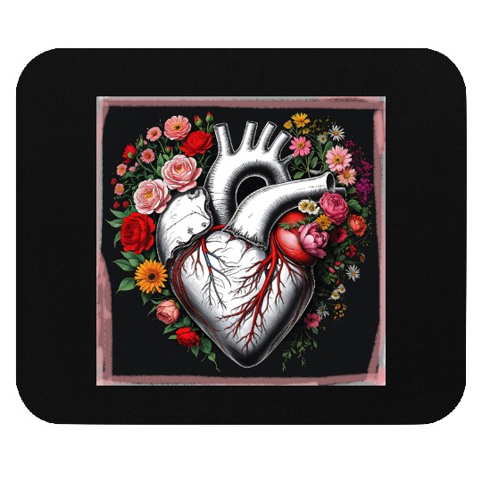 Flower Heart Spring by Tobe Fonseca Mouse Pads