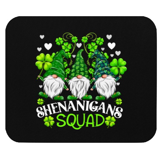 Shenanigans Squad St Patricks Day Gnomes Irish Mouse Pads