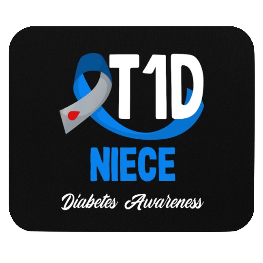 T1D Niece Diabetes Type 1 Awareness Mouse Pads