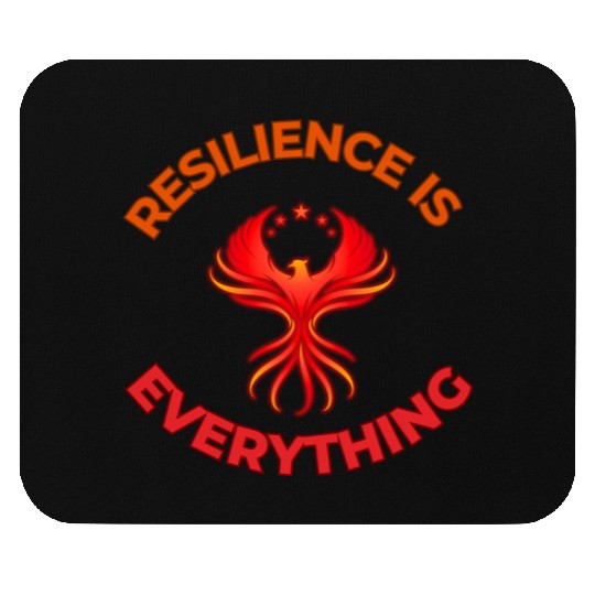 Unbreakable Spirit: Rise Like the Phoenix Mouse Pads