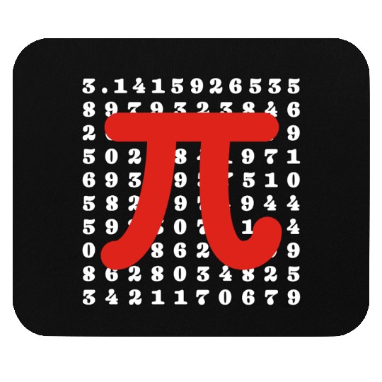 Pi Number with 100 Digits Pi Day Mouse Pads