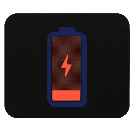 Energized Battery Icon Design Mouse Pads